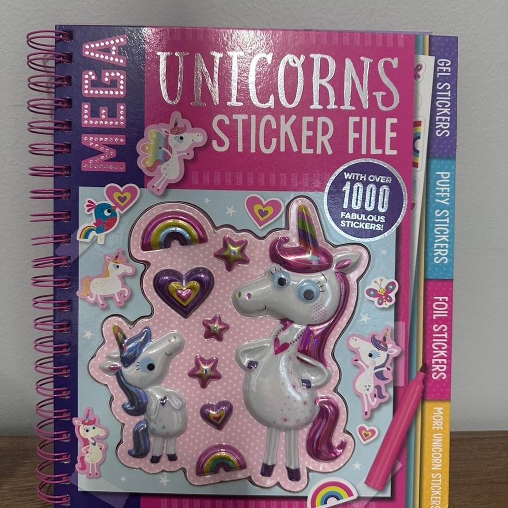 Unicorn sticker book